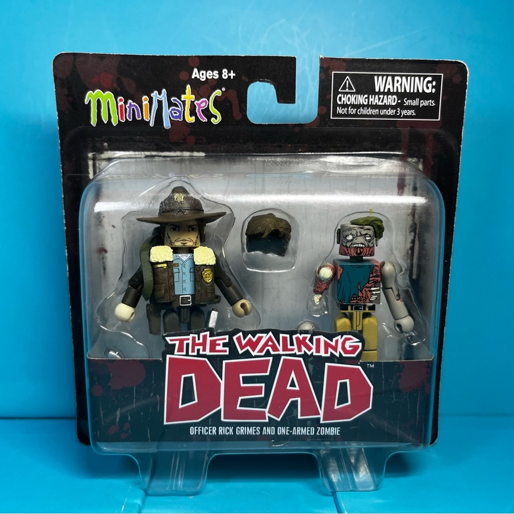 The Walking Dead Minimates - Series 1 - Officer Rick Grimes & One-Armed Zombie